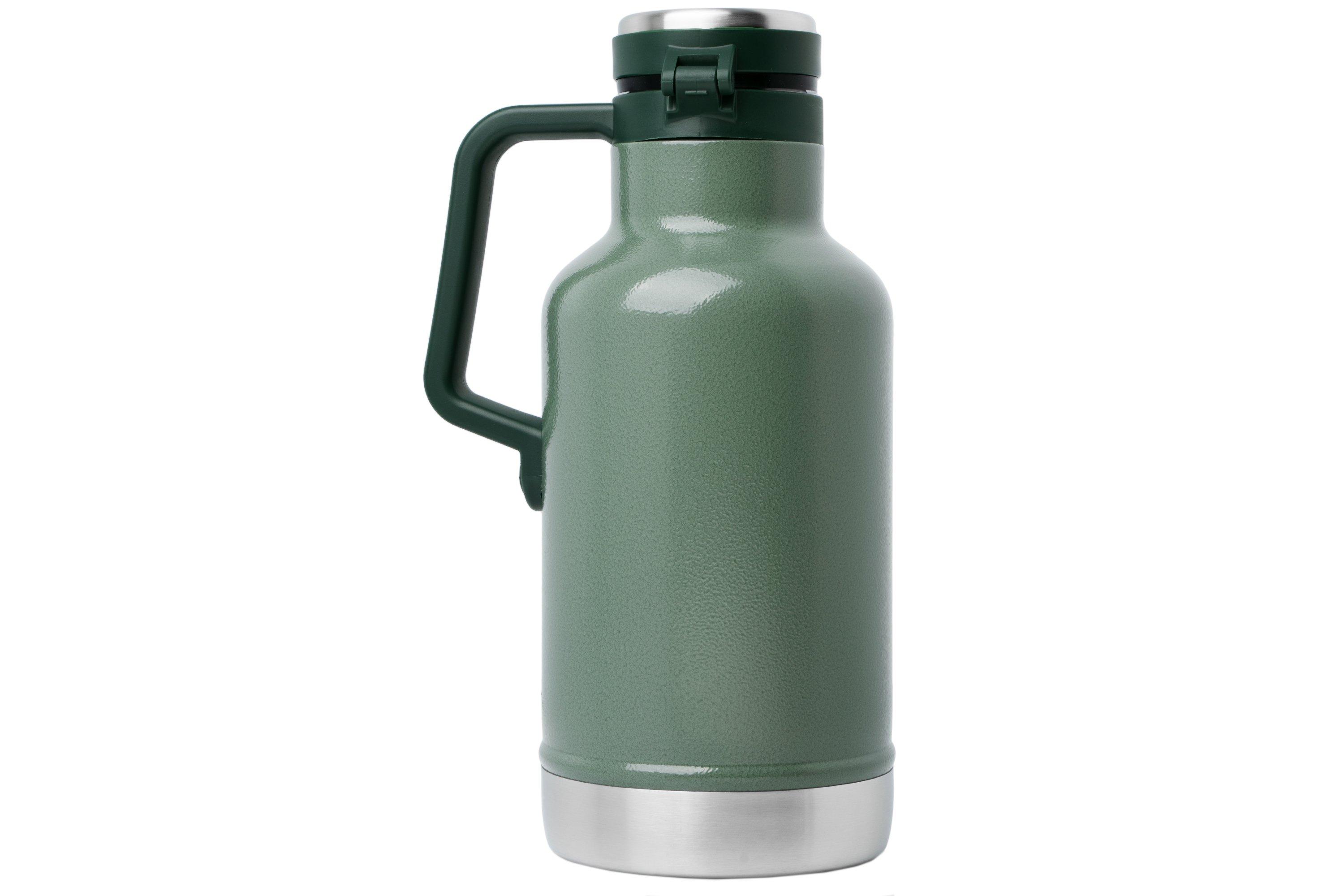 Stanley Classic Easy-Pour Growler 1,9 L - Borraccia Termica In Acciaio Inox Per Birra E Bevande - Verde Hammertone - 4