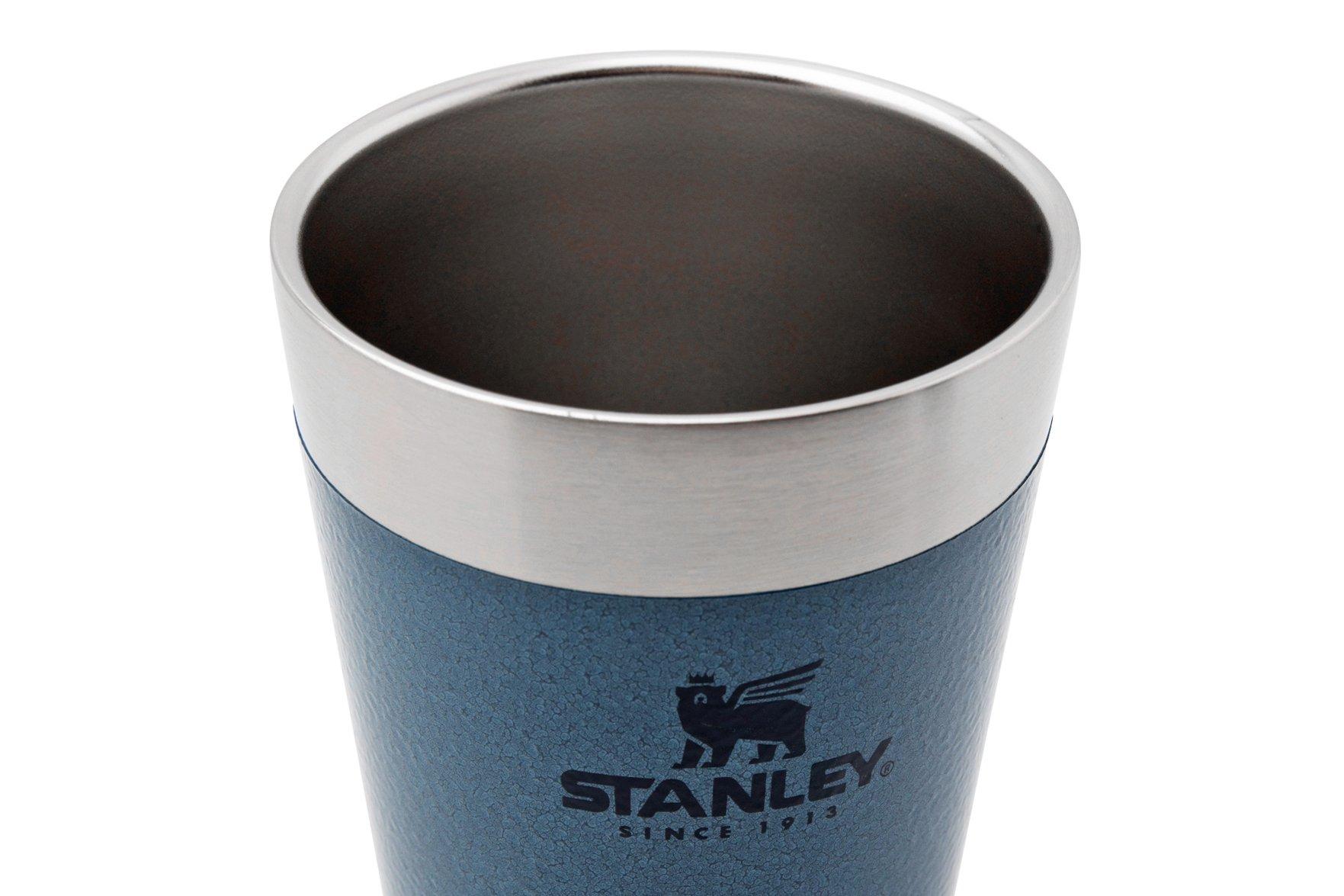 Stanley The Adventure The Stacking Beer Pint 470 mL, Hammertone Lake, tazza  termos