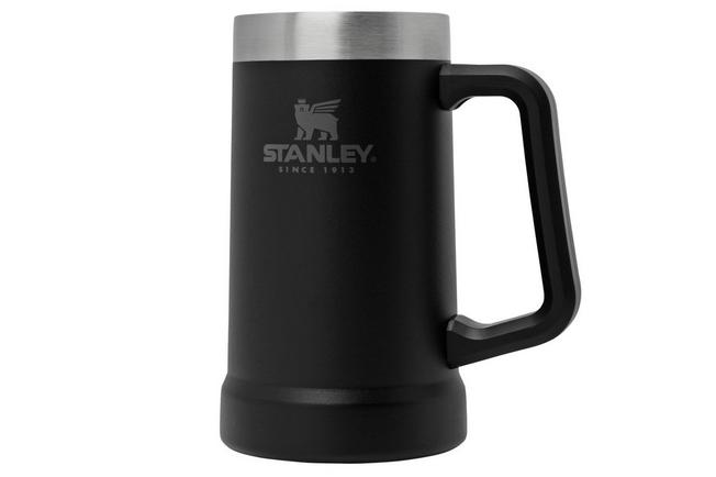 Stanley The Big Grip Beer Stein 10-02874-034 Matte Black Pebble, beer mug,  700 ml