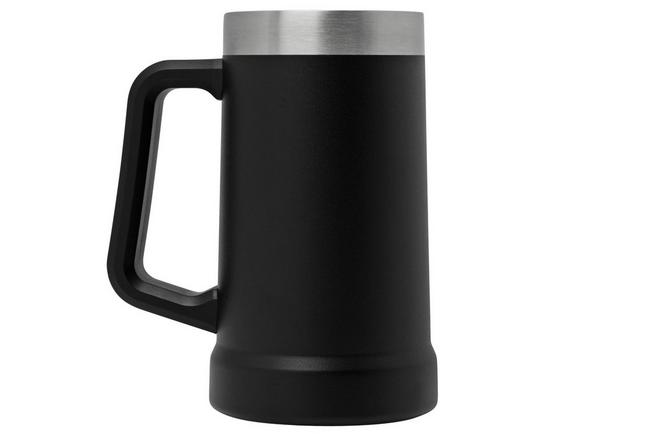 Stanley The Big Grip Beer Stein 10-02874-034 Matte Black Pebble, beer mug,  700 ml