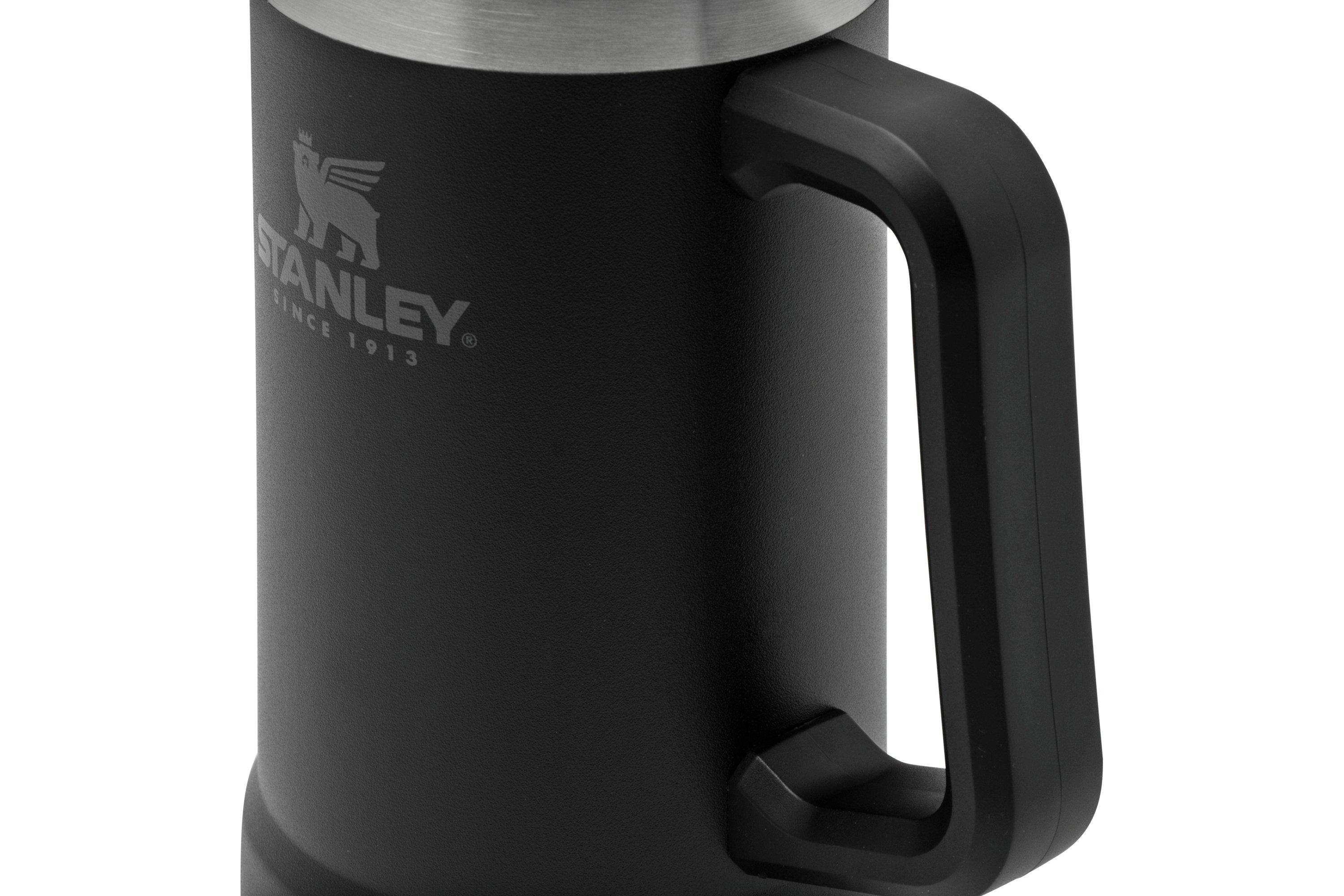 Stanley The Big Grip Beer Stein 10-02874-034 Matte Black Pebble, beer mug,  700 ml