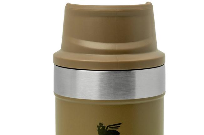 Stanley Classic Trigger Action Travel Mug 0.47L Tan Peter Perch - Stanley  Classic Trigger Action Travel Mug 0.47L Tan Peter Perch