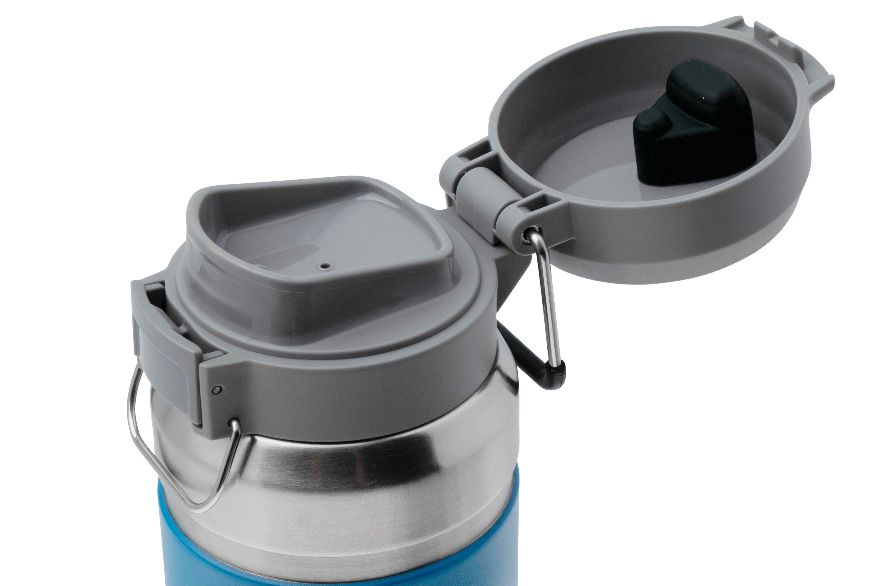 Gourde Stanley Quick-Flip 1,06 L (36 Oz) - Acier Inoxydable - Isolation Sous Vide - Couvercle à Bouton Poussoir - Noir