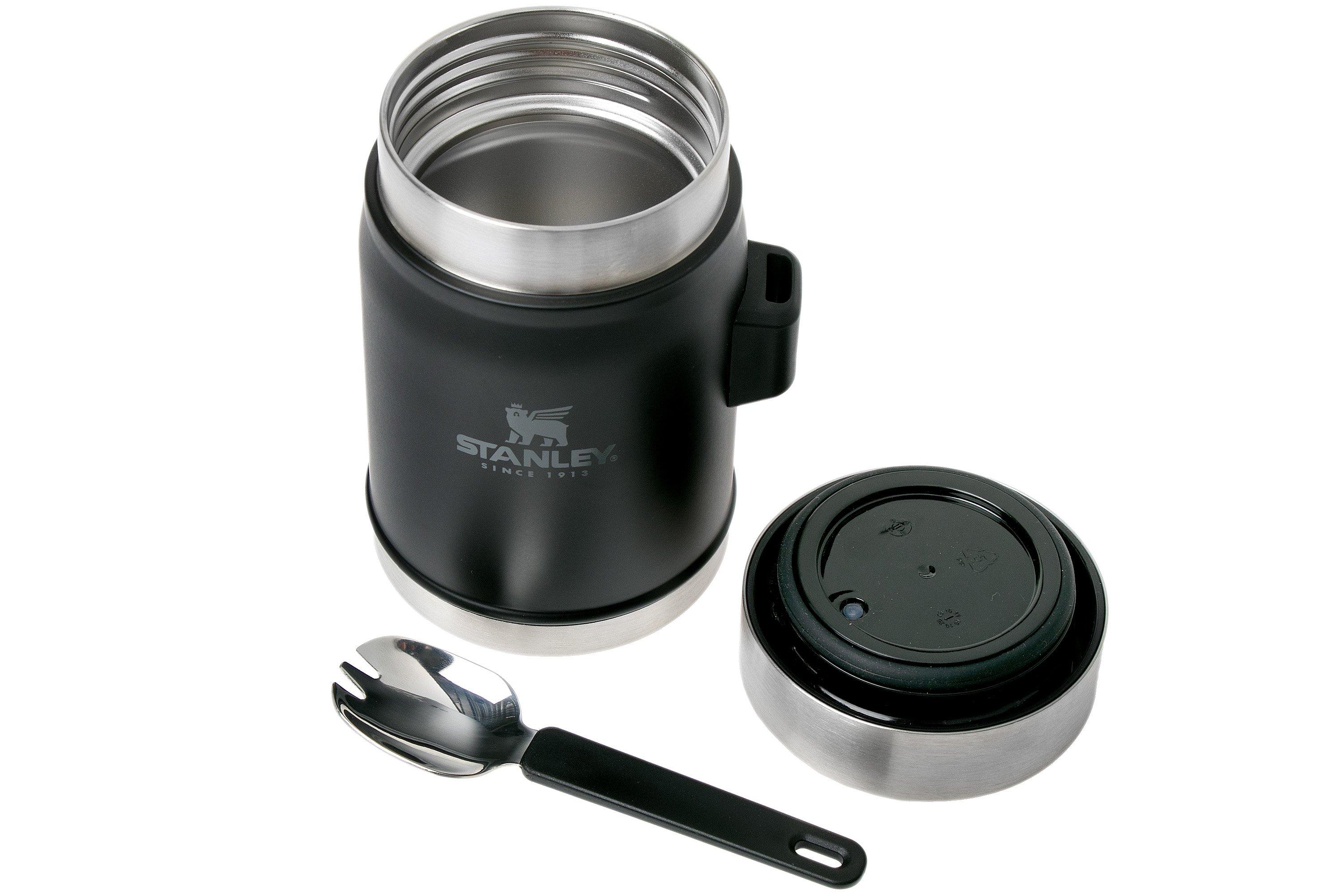 Stanley The Legendary Classic Thermos Lunch box + Spork 400 ml - Matte Black