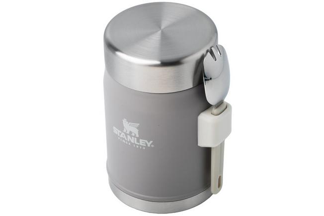 Afbeelding voor Stanley The Legendary Food Jar + Spork 2.0 14oz, Ash 10-09382-111 voedselcontainer met schroefdeksel, 400 ml
