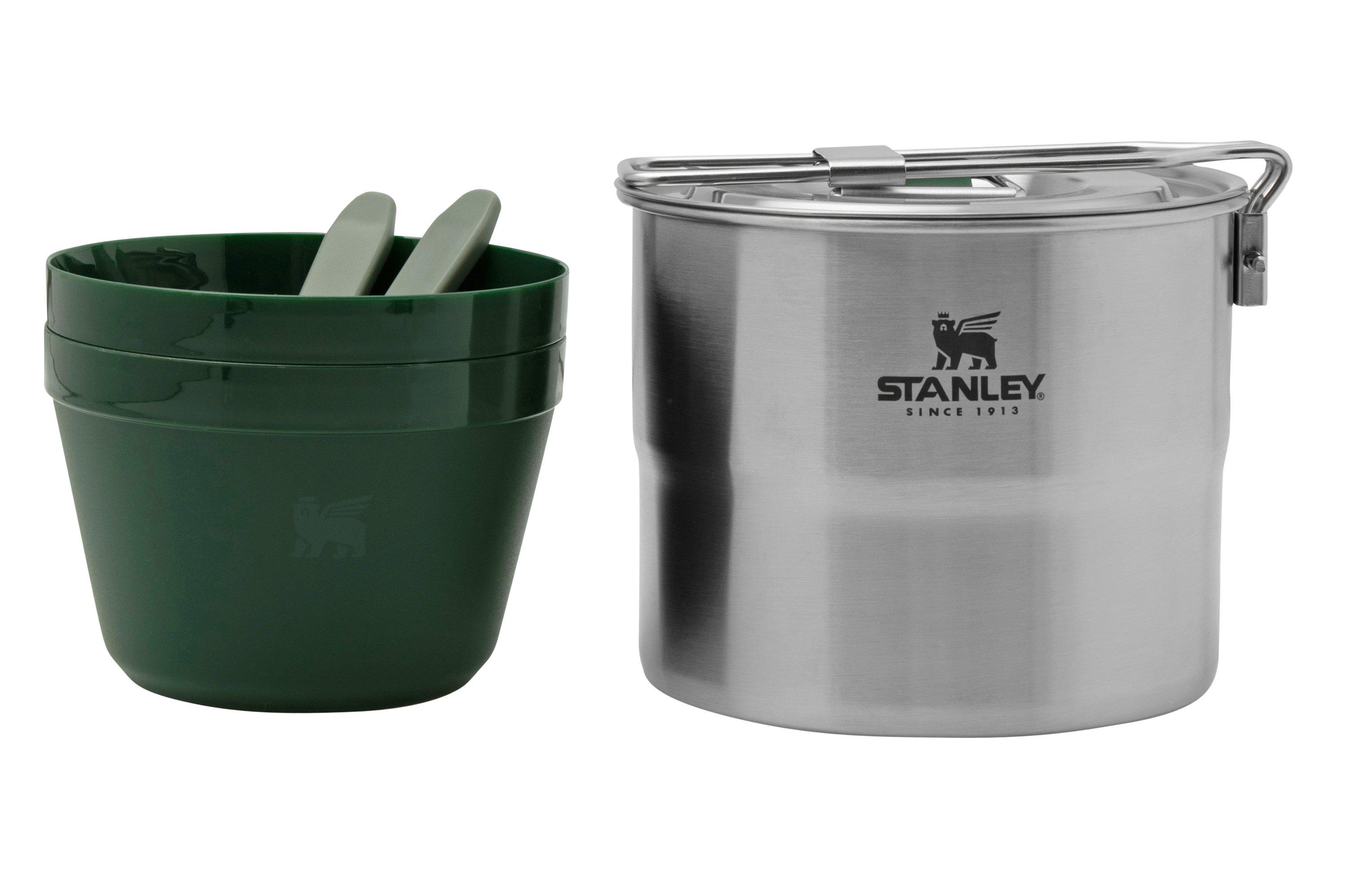 Stanley Adventure Pre-Party Stainless Steel Shotglass + Flask Set - Matte  Black 