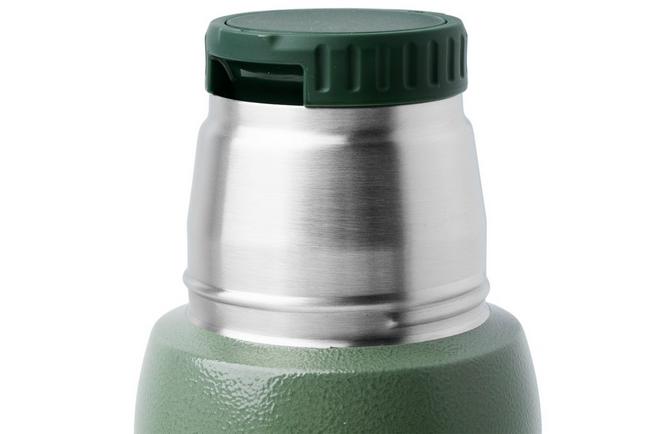 Afbeelding voor Stanley The Adventure To-Go Bottle 1.1QT, Hammertone Green 10-10819-060 thermosfles met schenkdop en drinkbeker, 1L 