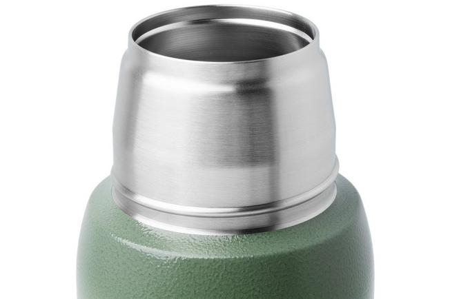 Afbeelding voor Stanley The Adventure To-Go Bottle 1.1QT, Hammertone Green 10-10819-060 thermosfles met schenkdop en drinkbeker, 1L 
