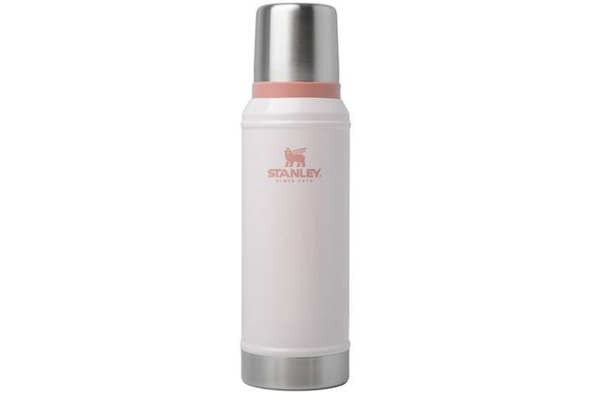 Afbeelding voor Stanley The Legendary Classic Bottle 1QT, Hammertone Rose Quartz 10-11346-0153 thermosfles met schenkdop en drinkbeker, 940 ml