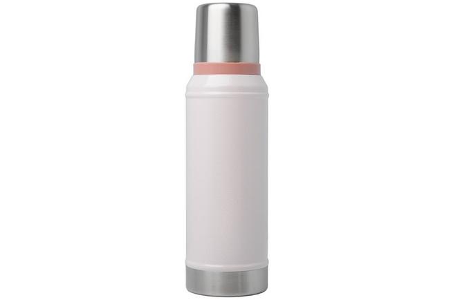 Afbeelding voor Stanley The Legendary Classic Bottle 1QT, Hammertone Rose Quartz 10-11346-0153 thermosfles met schenkdop en drinkbeker, 940 ml