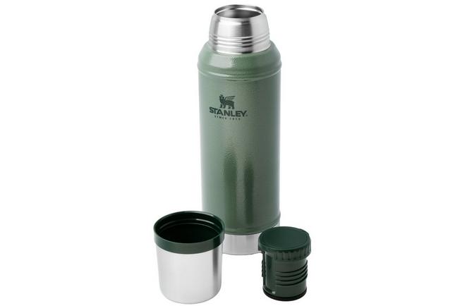 Afbeelding voor Stanley The Legendary Classic Bottle 1QT, Hammertone Green 10-11346-091 thermosfles met schenkdop en drinkbeker, 940 ml