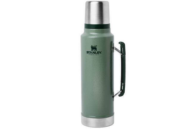 Afbeelding voor Stanley The Legendary Classic Bottle 1.5QT, Hammertone Green 10-11347-119 thermosfles met schenkdop en drinkbeker, 1.4L