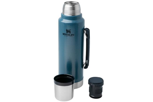 Afbeelding voor Stanley The Legendary Classic Bottle 1.5QT, Hammertone Lake 10-11347-120 thermosfles met schenkdop en drinkbeker, 1.4L