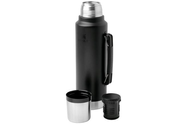 Afbeelding voor Stanley The Legendary Classic Bottle 2.0 1.5QT, Black 10-11347-121 thermosfles met schenkdop en drinkbeker, 1.4L