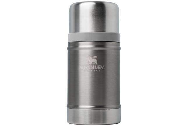 Afbeelding voor Stanley The Legendary Food Jar 24oz, Stainless Steel Ash 10-11350-0033 voedselcontainer met schroefdeksel en beker, 700 ml