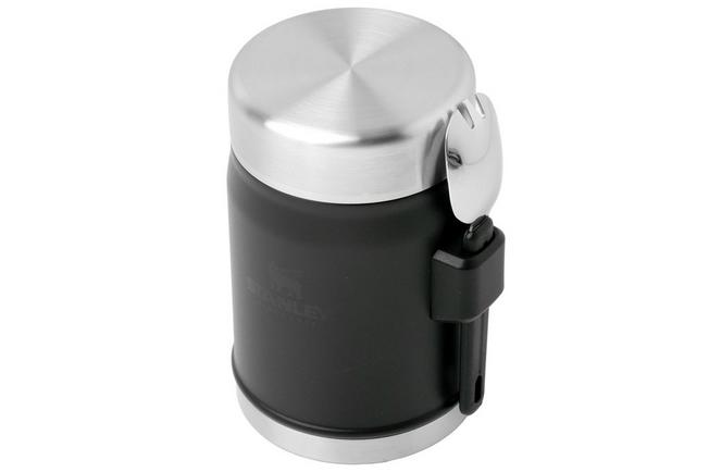 Afbeelding voor Stanley The Legendary Food Jar + Spork 2.0 14oz, Black 10-11353-0105 voedselcontainer met schroefdeksel, 400 ml