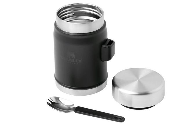 Afbeelding voor Stanley The Legendary Food Jar + Spork 2.0 14oz, Black 10-11353-0105 voedselcontainer met schroefdeksel, 400 ml