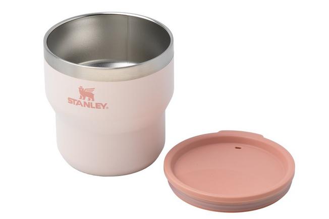 Afbeelding voor Stanley The Stay Hot Stacking Camp Cup 10oz, Rose Quartz 10-12078-0037 stapelbare thermosbeker met deksel, 300 ml