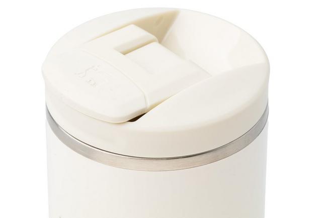 Afbeelding voor Stanley The Transit Fliptop Mug 12oz, Cream Gloss 10-13063-013 thermosbeker met flipdop, 350 ml