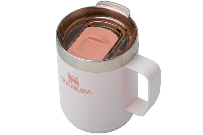 Afbeelding voor Stanley The Legendary Everyday Camp Mug 8oz, Hammertone Rose Quartz 10-13103-0054 thermosmok met deksel, 230 ml