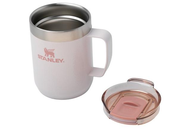 Afbeelding voor Stanley The Legendary Everyday Camp Mug 8oz, Hammertone Rose Quartz 10-13103-0054 thermosmok met deksel, 230 ml