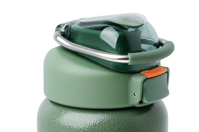 Afbeelding voor Stanley The Legendary Wellspring Bottle 24oz, Hammertone Green 10-13111-0113 thermosfles met flipdop, 700 ml