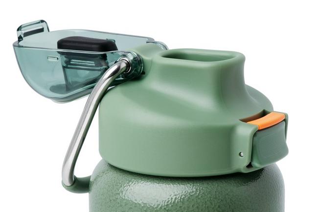 Afbeelding voor Stanley The Legendary Wellspring Bottle 24oz, Hammertone Green 10-13111-0113 thermosfles met flipdop, 700 ml