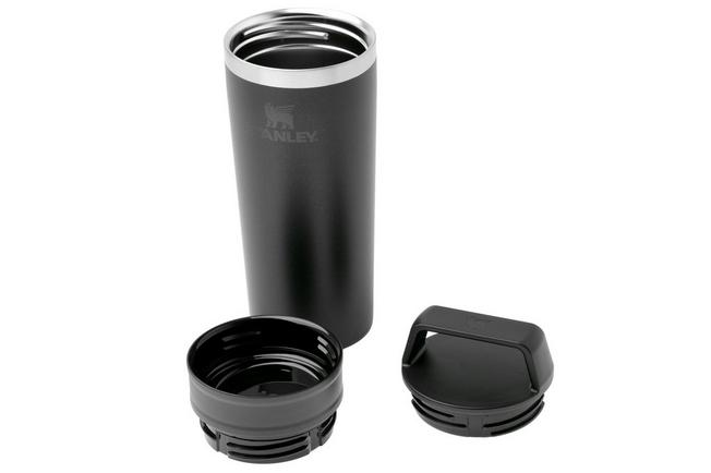 Afbeelding voor Stanley The Café-To-Go Travel Mug 2.0 16oz, Black 10-21324-0001 thermosbeker met draai- en drinkdeksel, 470 ml