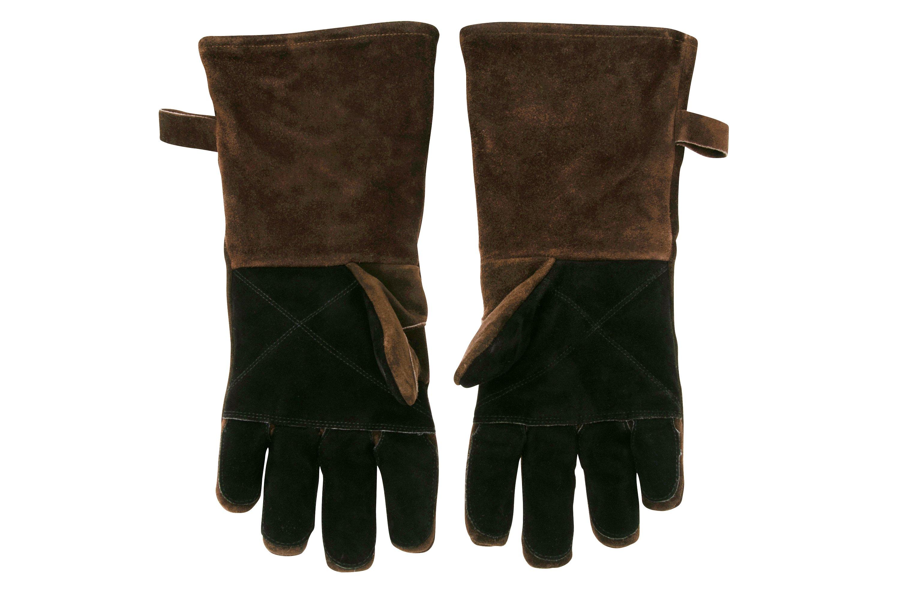 Paire De Gants De Soudage Cuir Forge MIG 16 - Coutures Kevlar - Résistance Chaleur/feu - YesWelder
