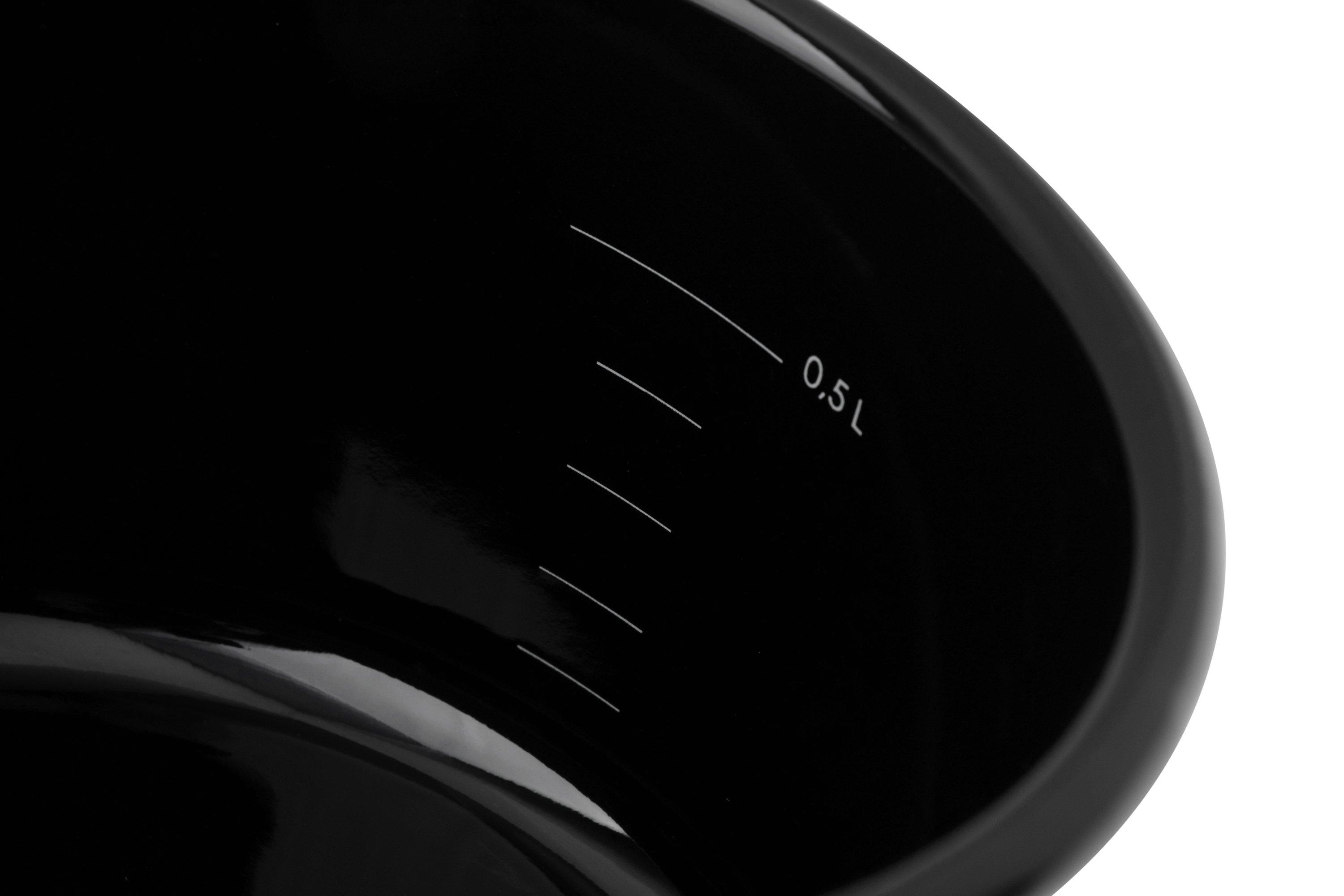 Set 2 Piatti Smaltati Petromax - Nero, 26 Cm, Bordo Acciaio Inox, Per Campeggio E Outdoor - Foto 5