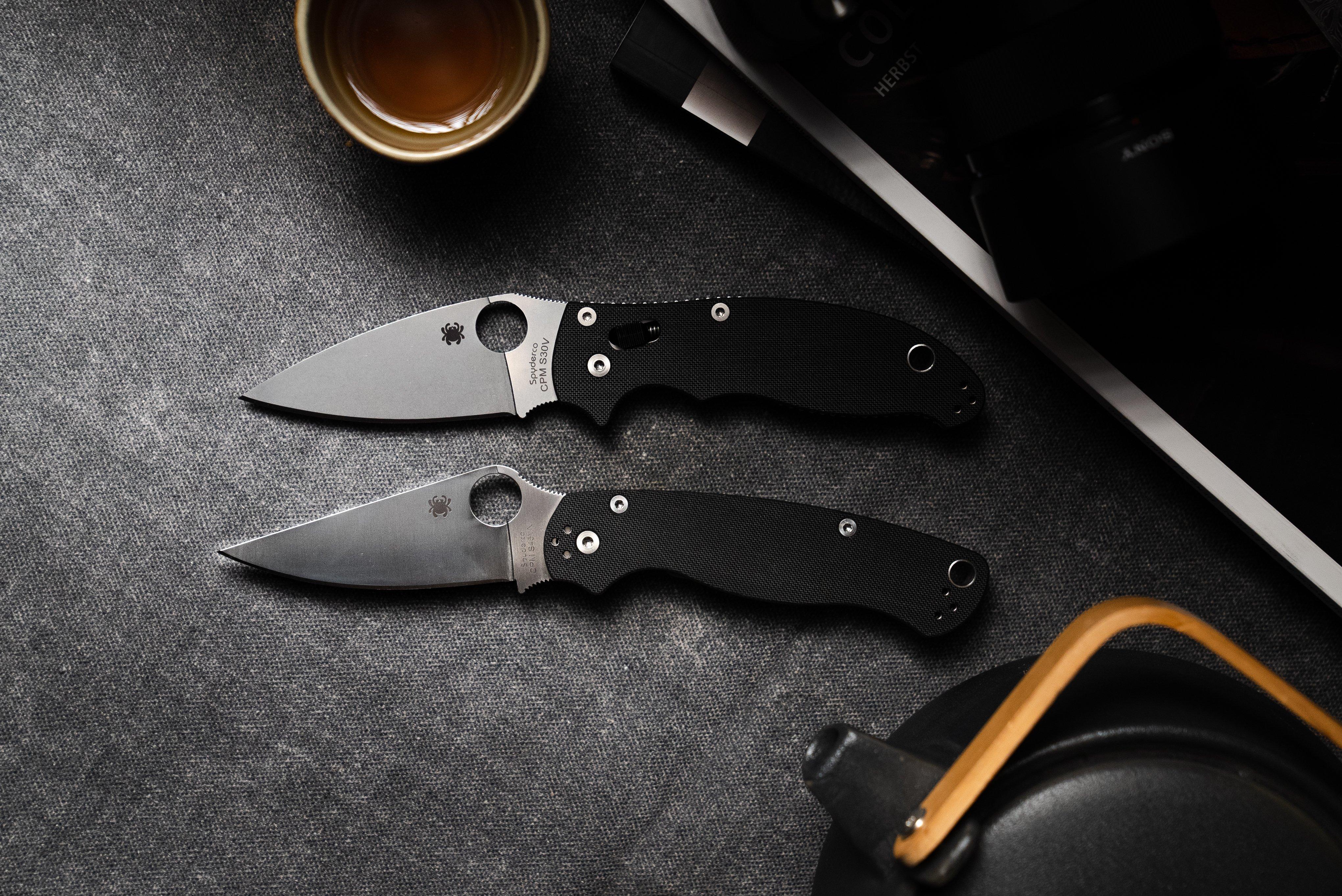 Spyderco Paramilitary 2 vs Spyderco Manix 2