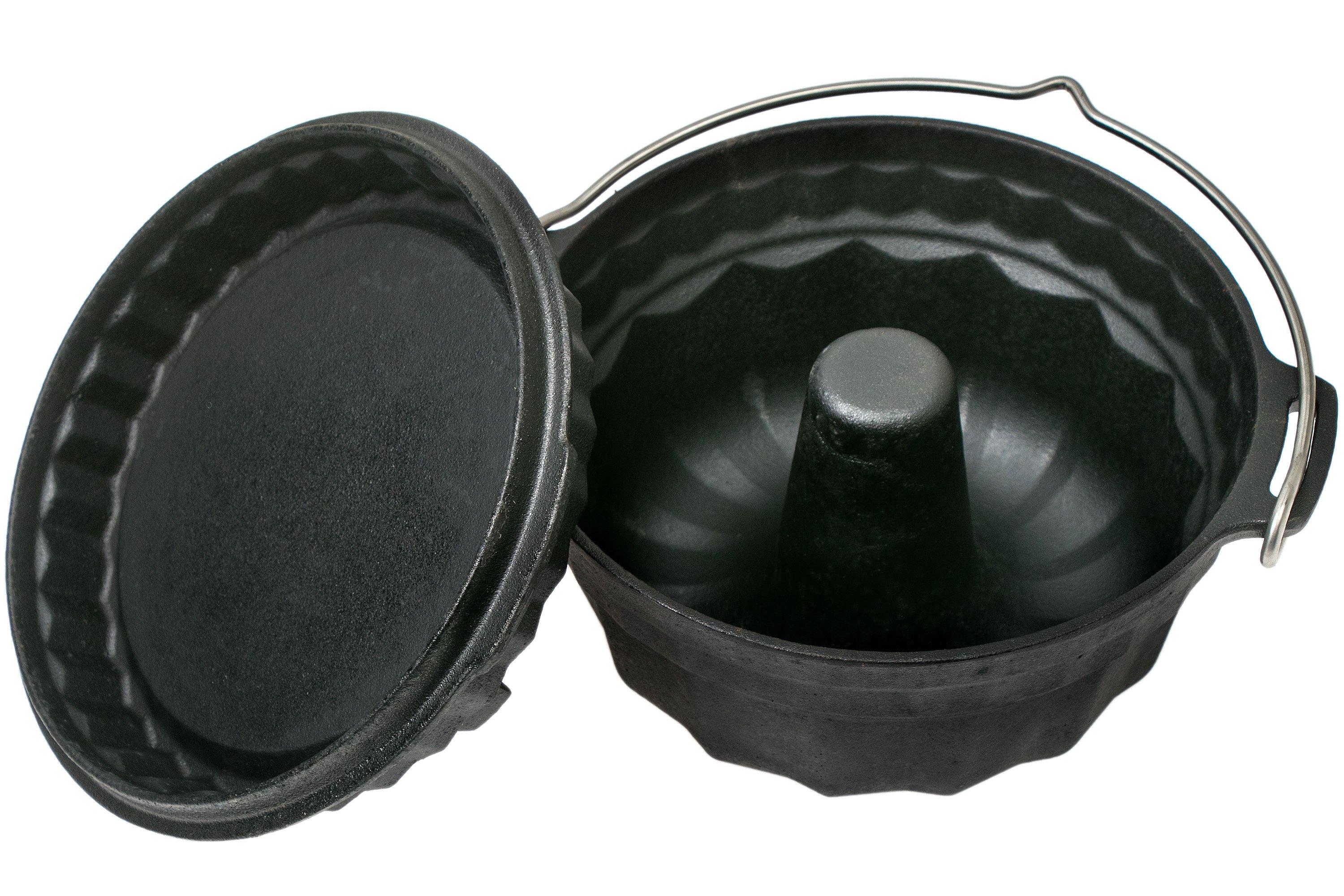 Petromax Ring Cake Pan with Tarte Case Lid, mulitcolor