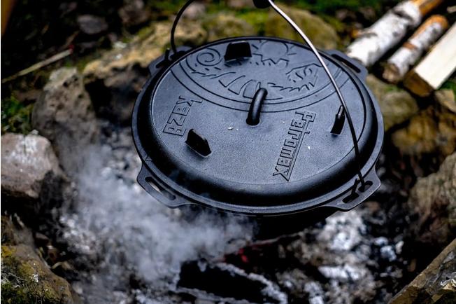 Afbeelding voor Petromax Kazan KAZ8, 8 liter gietijzeren kookpot