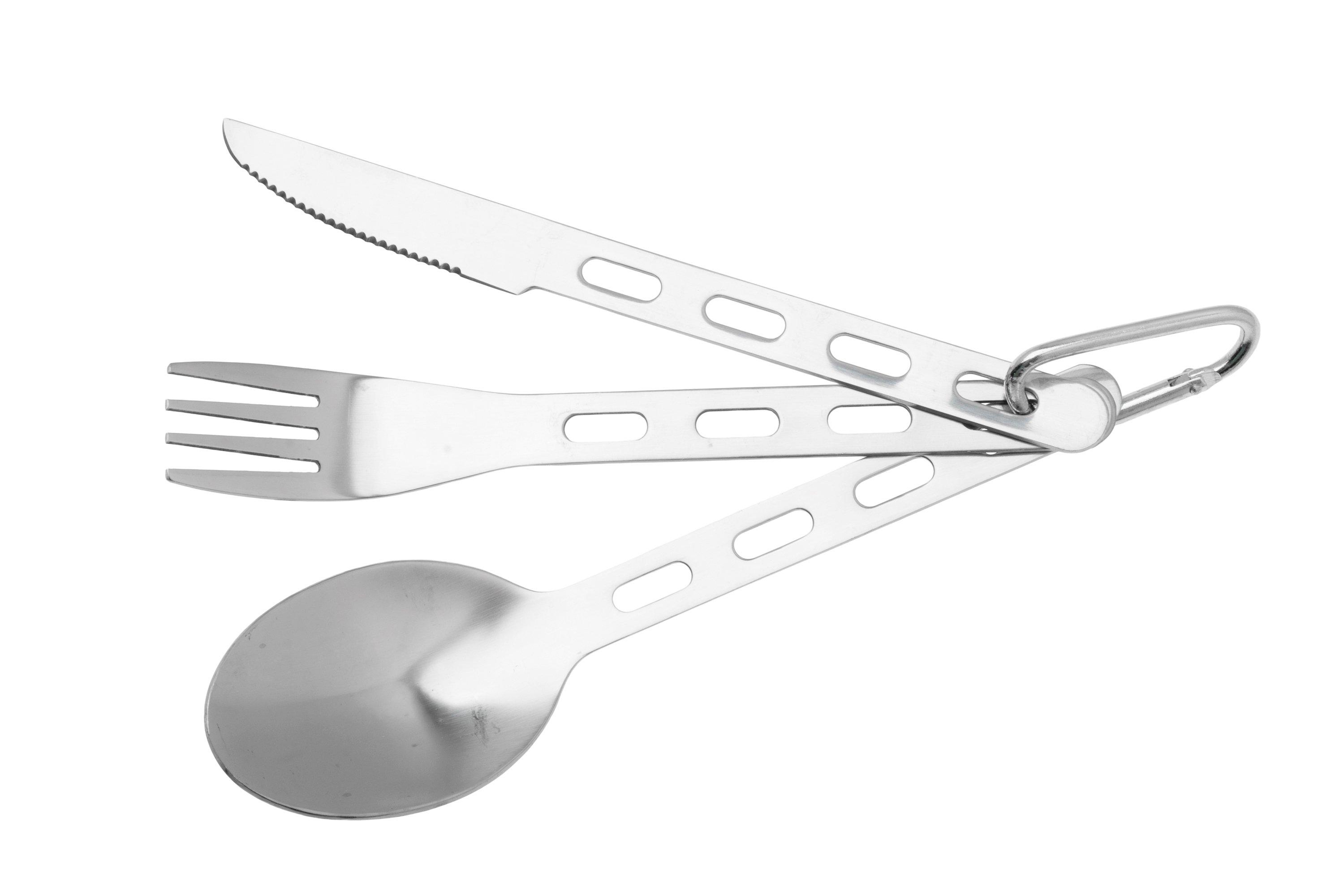 Set De Couverts De Voyage 25 Pièces, Acier Inoxydable, Pour 4 Personnes, Camping Et Cuisine, Neuf