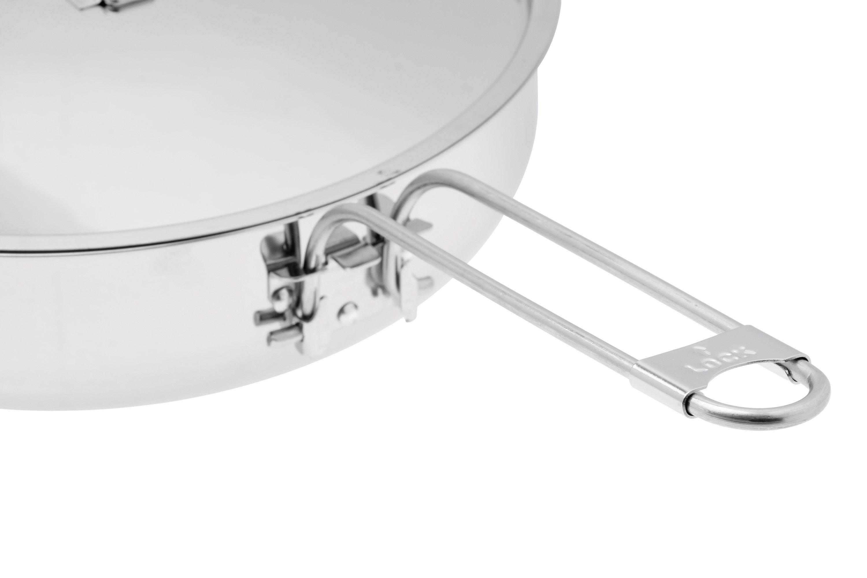 Quid Cook INOX Basika braadpan, roestvrij staal 32 x 15,5 cm