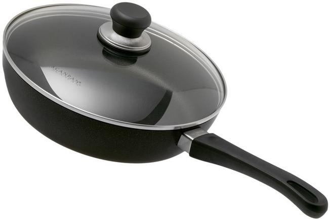 SCANPAN Classic padella in ceramica con coperchio, 26 cm