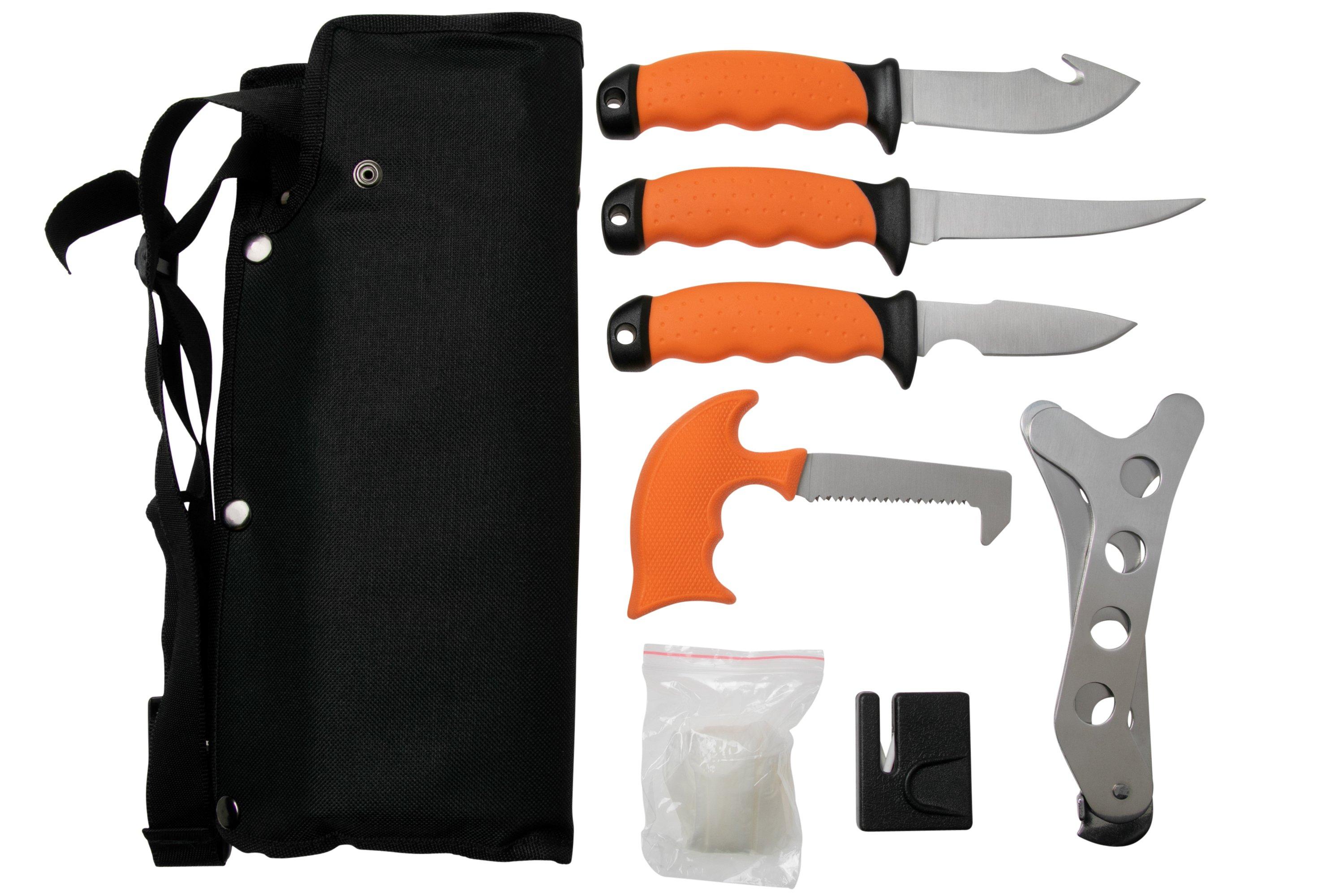 Puma XP 6 pc. Packable Game Processing Knife Set with Butcher's Apron,  7676010 at Tractor Supply Co.