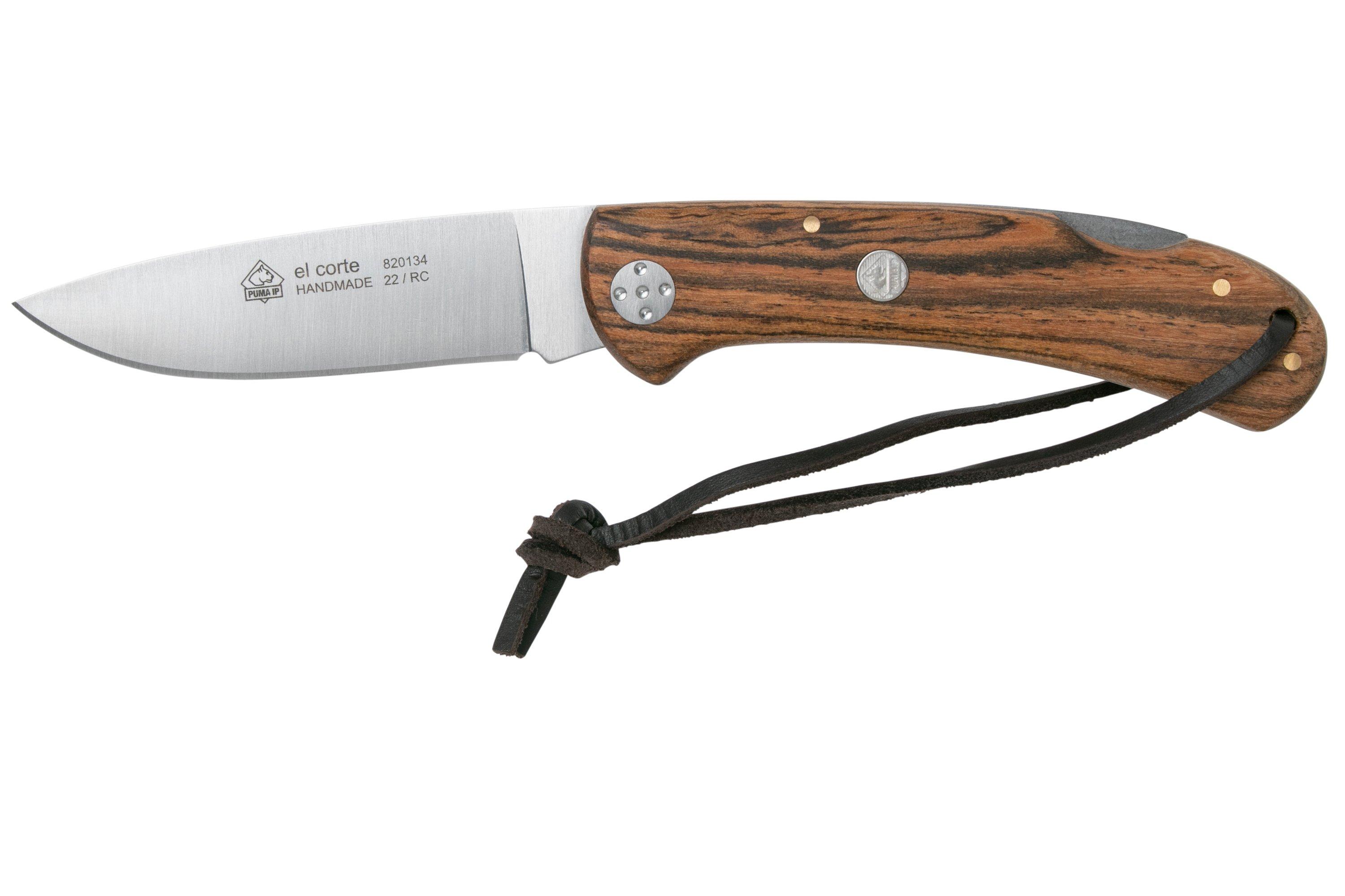 は PUMA IP El Corte, bocote-hout 820134 pocket knife