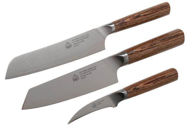 Miniature Butcher Knife Set, 3 Piece, Tiny Cooking Knives 