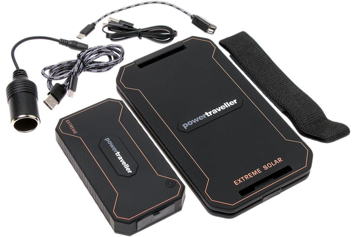 Powertraveller Extreme solar charger en powerbank 12.000mAh Voordelig