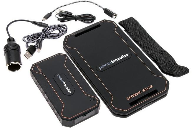 Powertraveller Extreme solar charger and power bank 12.000mAh