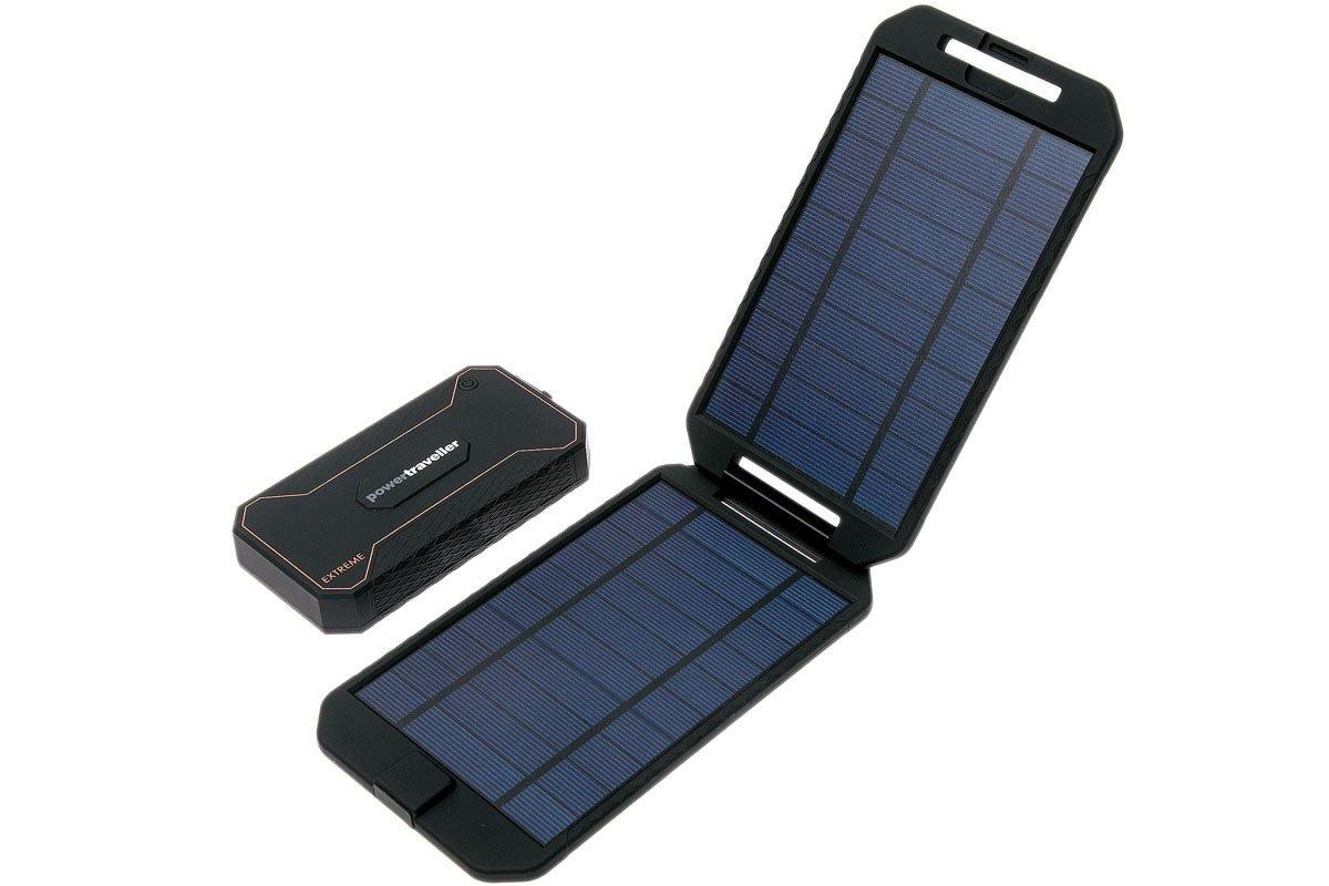 Powertraveller Extreme solar charger en powerbank 12.000mAh Voordelig