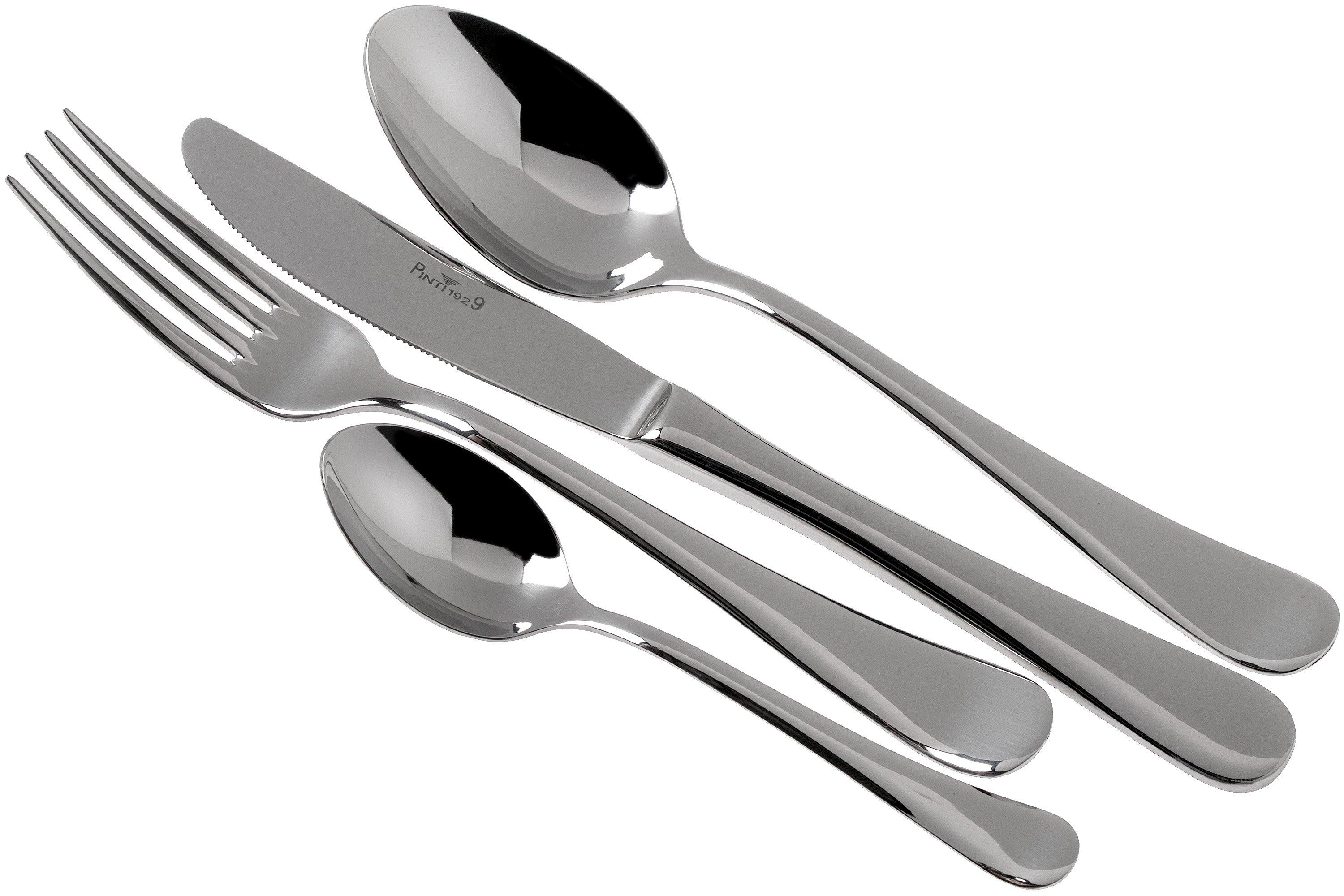 Pintinox Pitagora 0810-091 stainless steel 24-piece cutlery set ...
