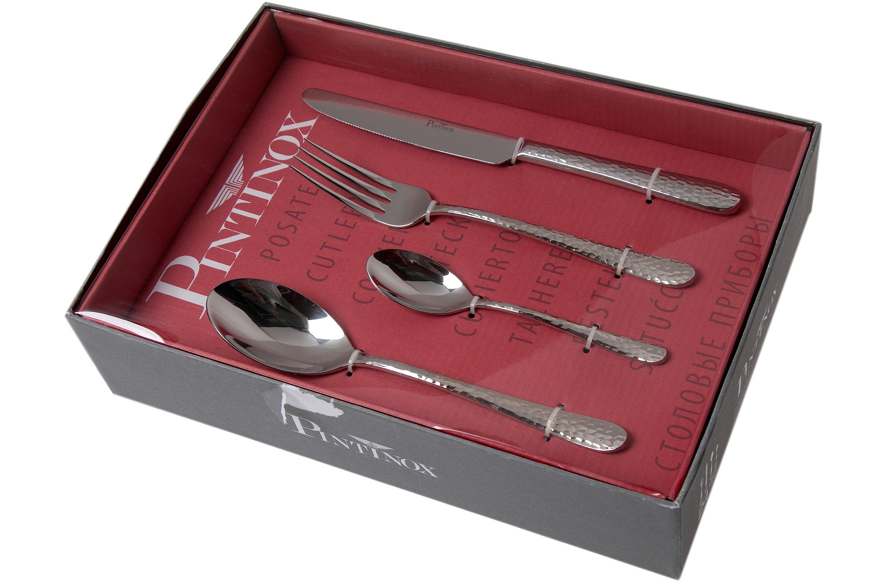 Pintinox Luna 29307091 stainless steel 24-piece cutlery set ...