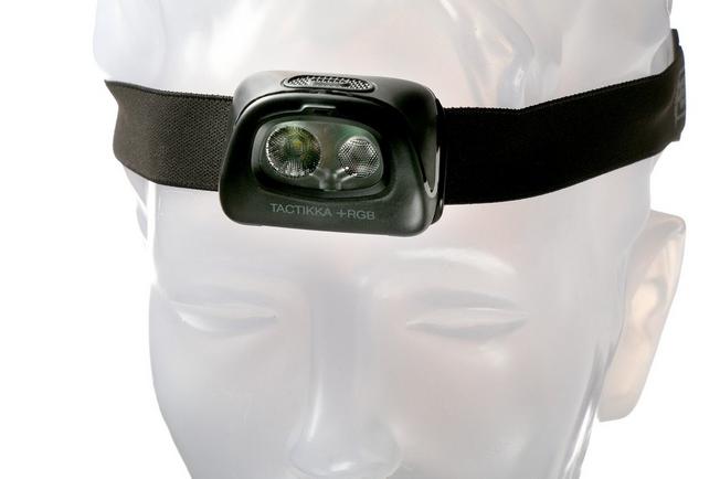 Linterna frontal PETZL TACTIKKA+ negra