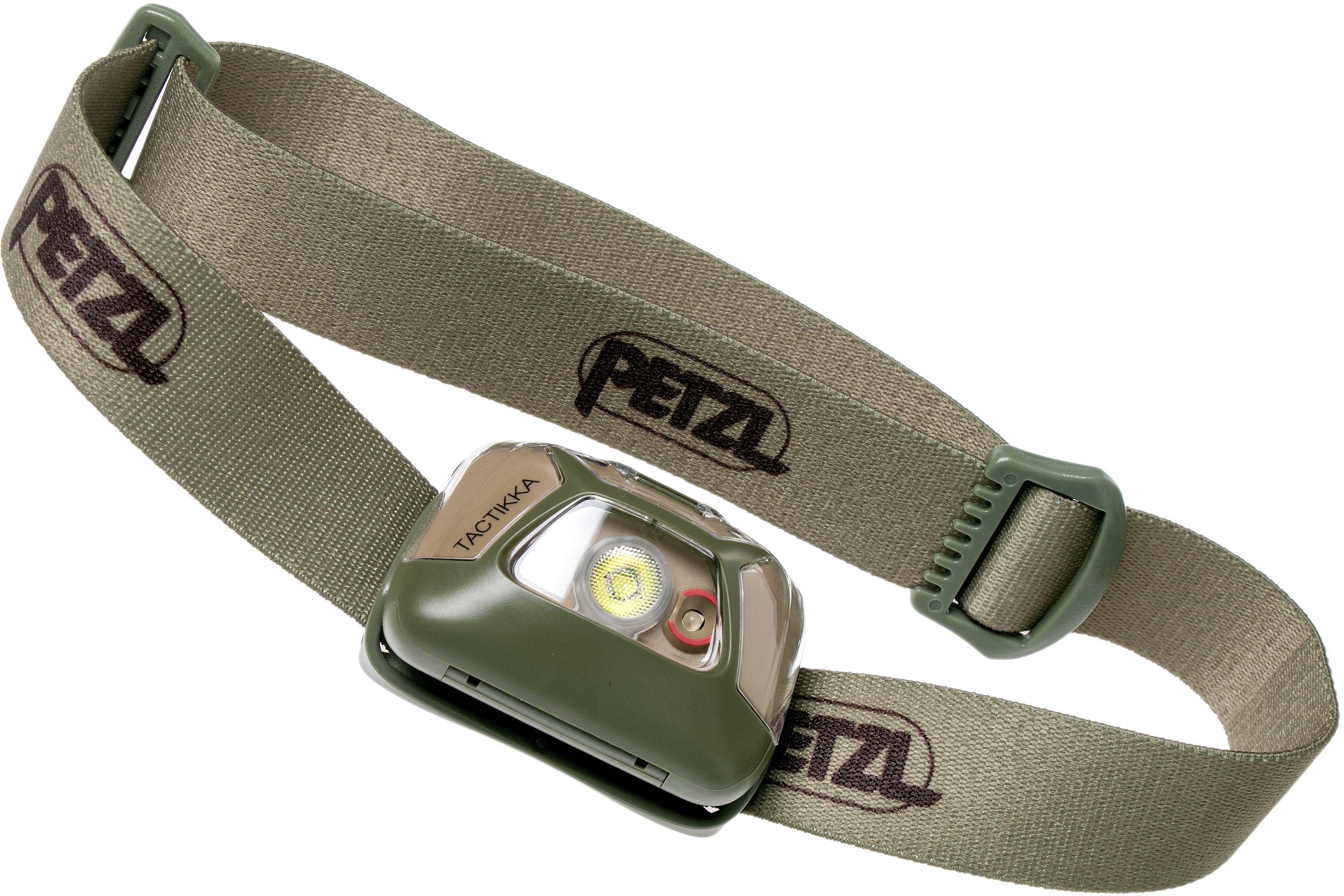 Lampe frontale PETZL TACTIKKA + à piles