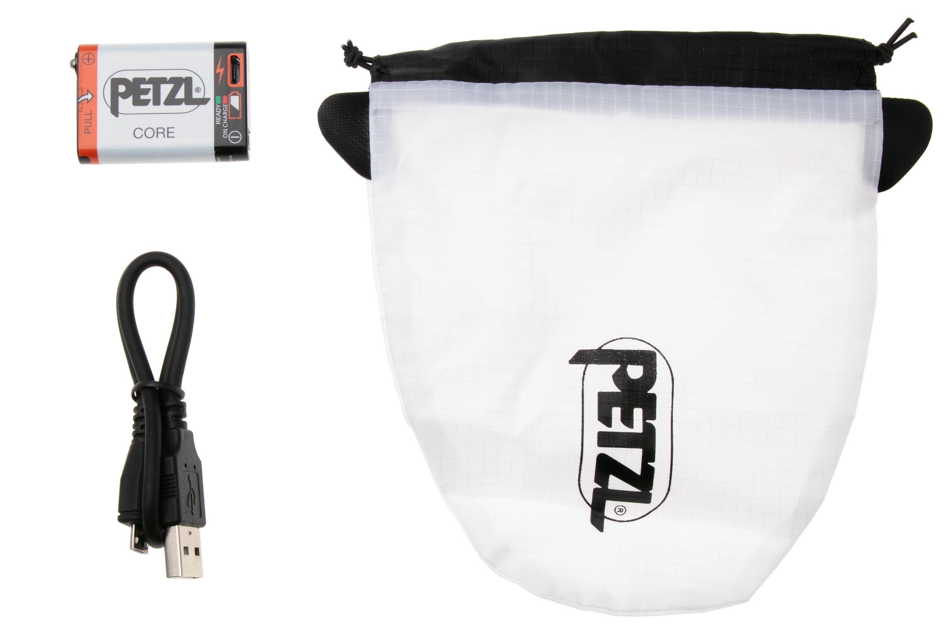 Petzl IKO CORE Black rechargeable head torch, 500 lumens