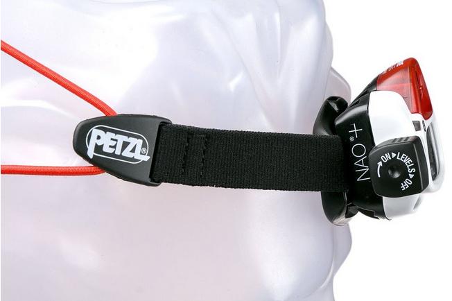 Petzl NAO+ E36AHR 2B linterna frontal recargable, negro/blanco