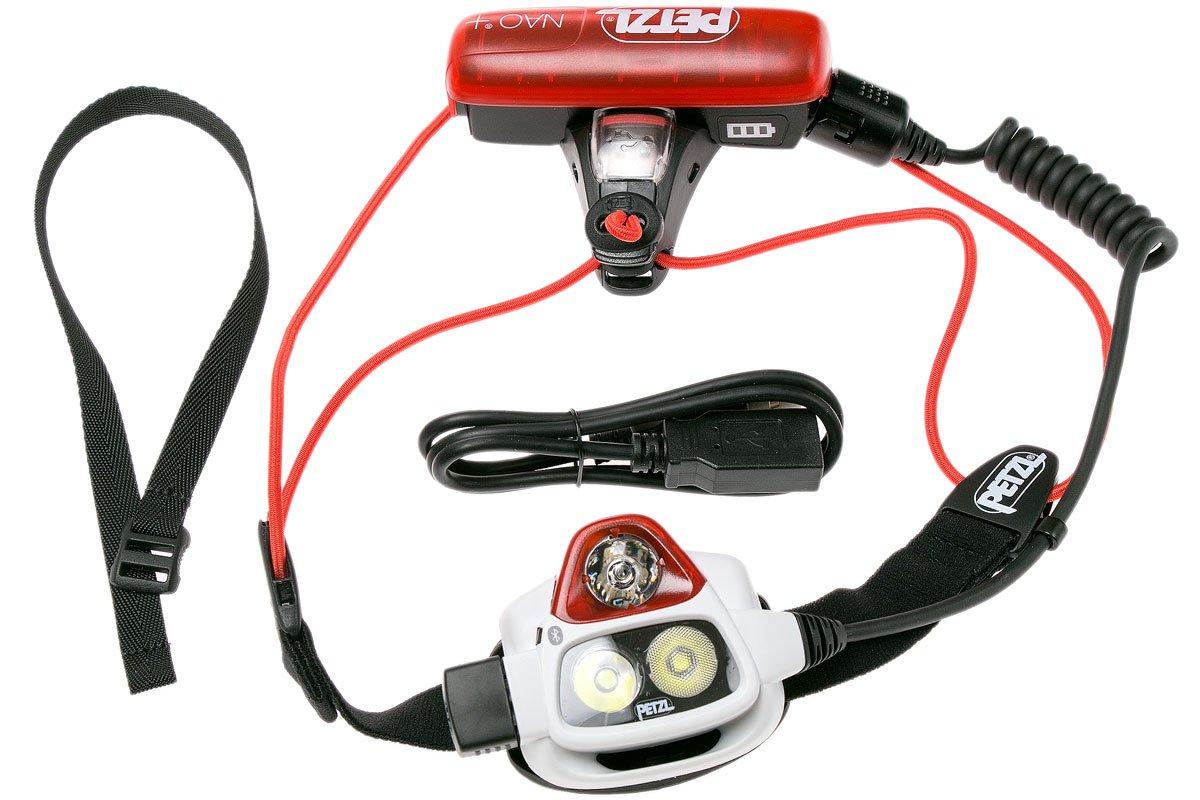 Petzl NAO+ E36AHR 2B head torch, black/white