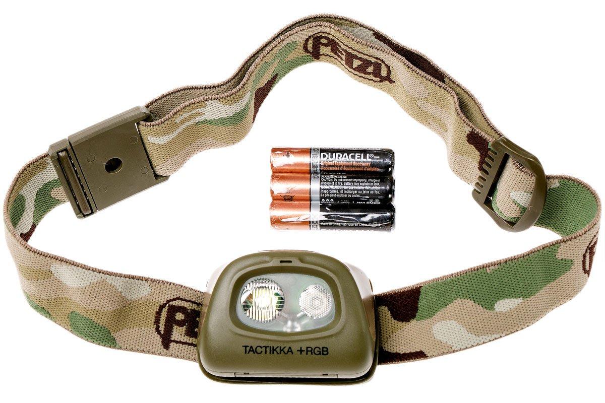 PETZ Lampe Frontale Tactique Camo Mixte Taille S (Réglable